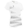 Irma Shirt Dame WHT/BLK L Teknisk løpe t-skjorte til dame
