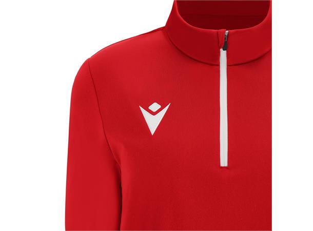 Maira 1/4 Zip Top Woman RED/WHT 3XS Teknisk treningsgenser til dame 