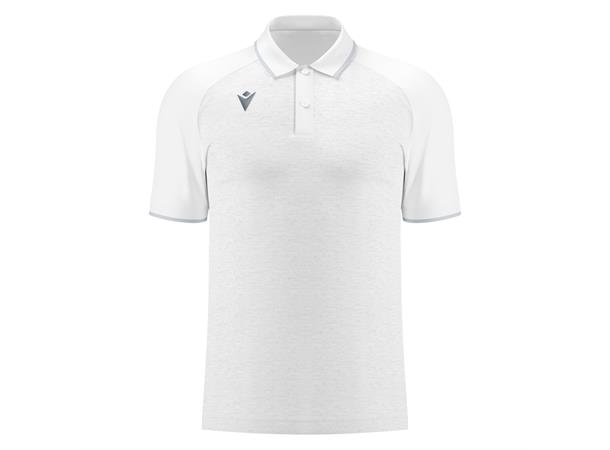 Aulos Polo WHT/SLV 4XL Teknisk poloskjorte - Unisex 