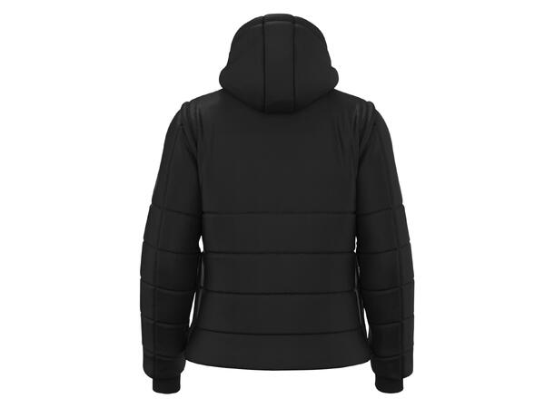 Duality Hooded Bomber Jacket BLK M Jakke med avtagbare ermer - Unisex 