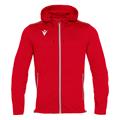 Freyr Hoody Full Zip Top RED 3XL Overtrekksjakke - Unisex